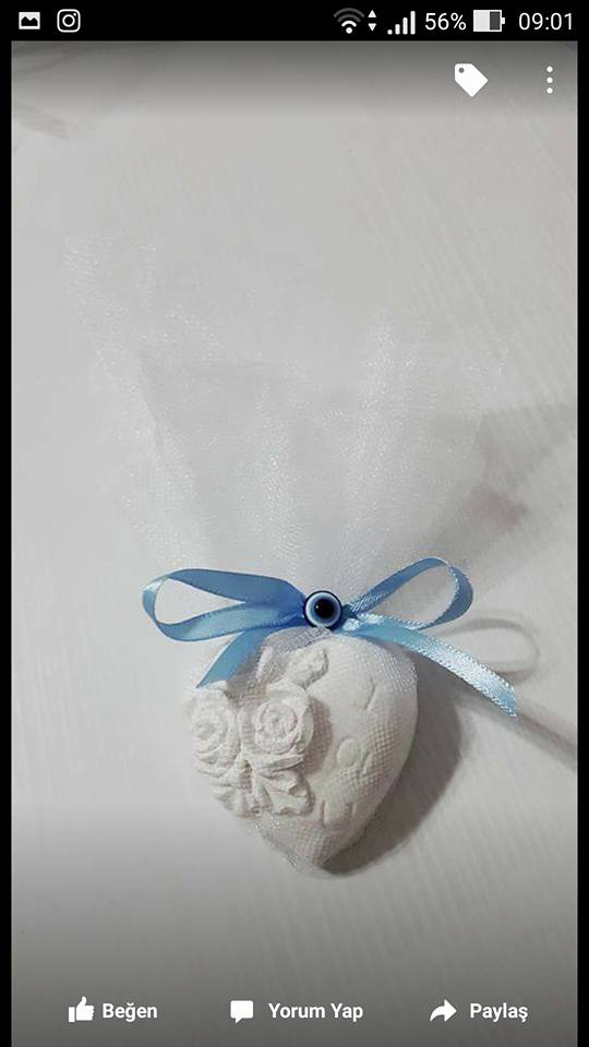 ı love you yazılı kokulu taş magnet